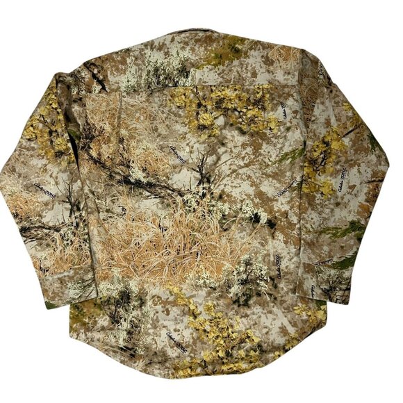 Cabelas Zonz Western Men's Small Camo Woodland Button Up Hunting Shirt NWOT - Picture 3 of 9